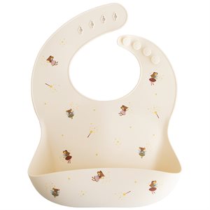 Mushie Silicone Bib - Fairy Mice